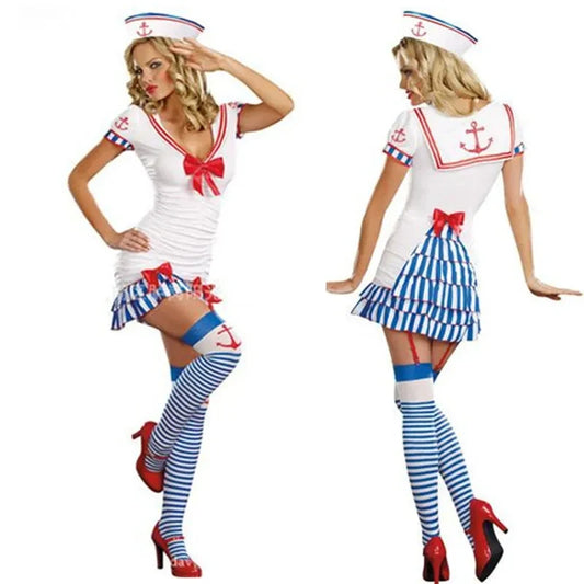 Women's Navy Blue Sailor Halloween Costume