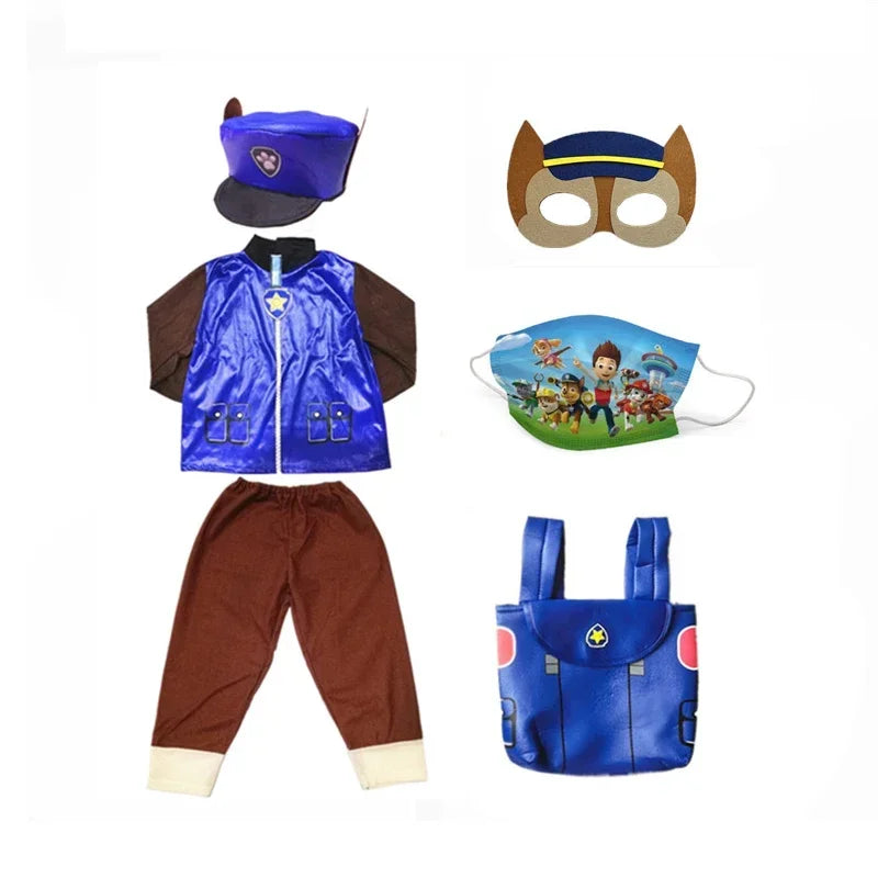 Rescue Pup Patrol-Inspired Kids Costume Children Tops Pants Patrol Uniform Costume