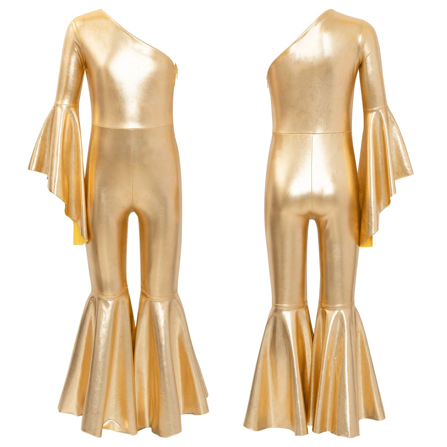 Kids' Disco Shiny Hippie Sleeveless Sequins Tassels 70s 80s Costume - alternate view 12