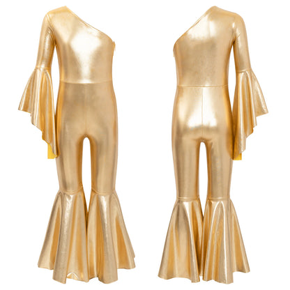 Kids' Disco Shiny Hippie Sleeveless Sequins Tassels 70s 80s Costume - alternate view 12