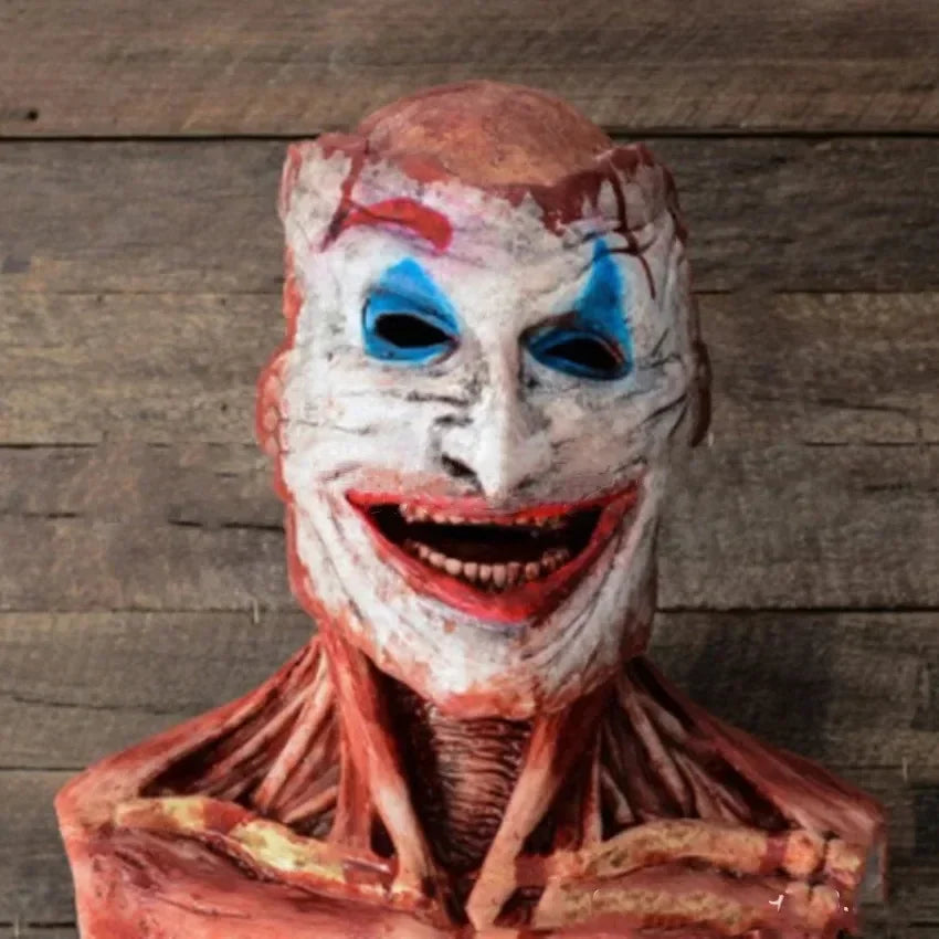 Halloween Latex Mask Skull Mask Horror Decoration Full Head Helmet Movable Jaw Masque Gifts Party Costume - product image 6