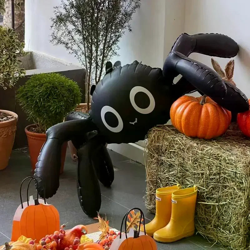 Halloween 3D Black Spider Balloon Ghost Festival Party Decorations Trick Toy Balloon Halloween Party Supplies - product image 1