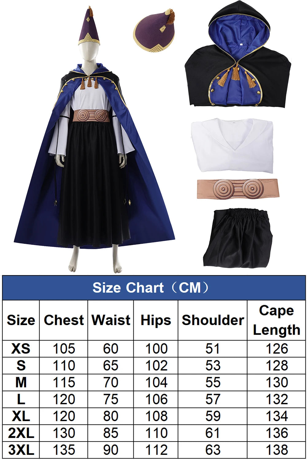 Anime Atelier of Witch Hat Tongari Boushi Costume Olruggio Cloth Disguise Cosplay - Cloth Data / XXXL