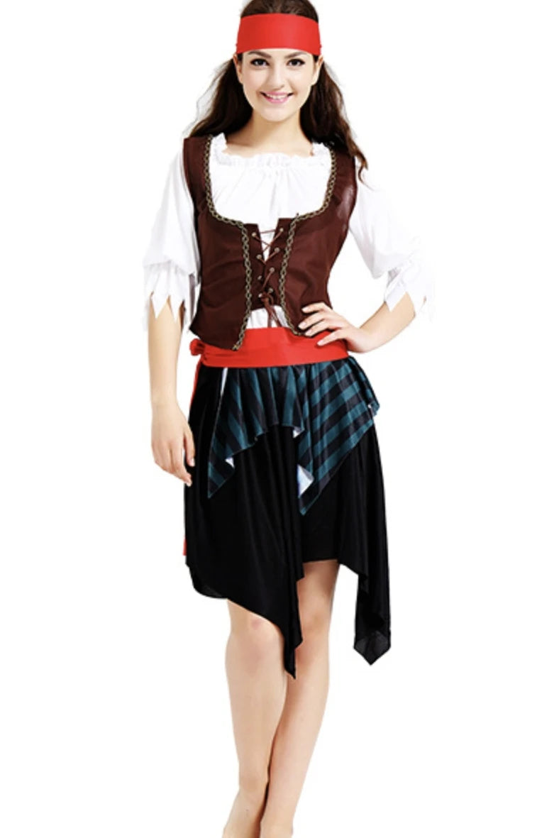 Caribbean Pirate Costume for Adults | Captain Outfit for Men & Women