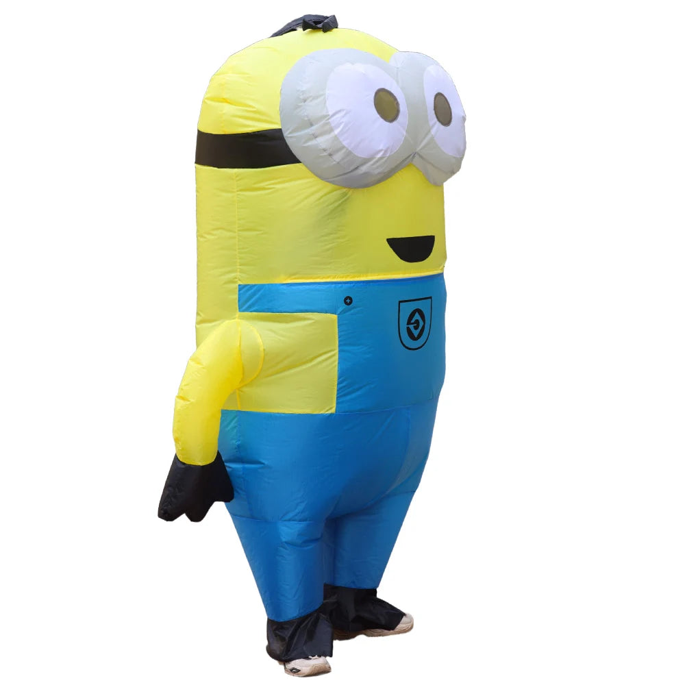 Yellow Inflatable Costume for Adults – Funny Halloween Party Outfit
