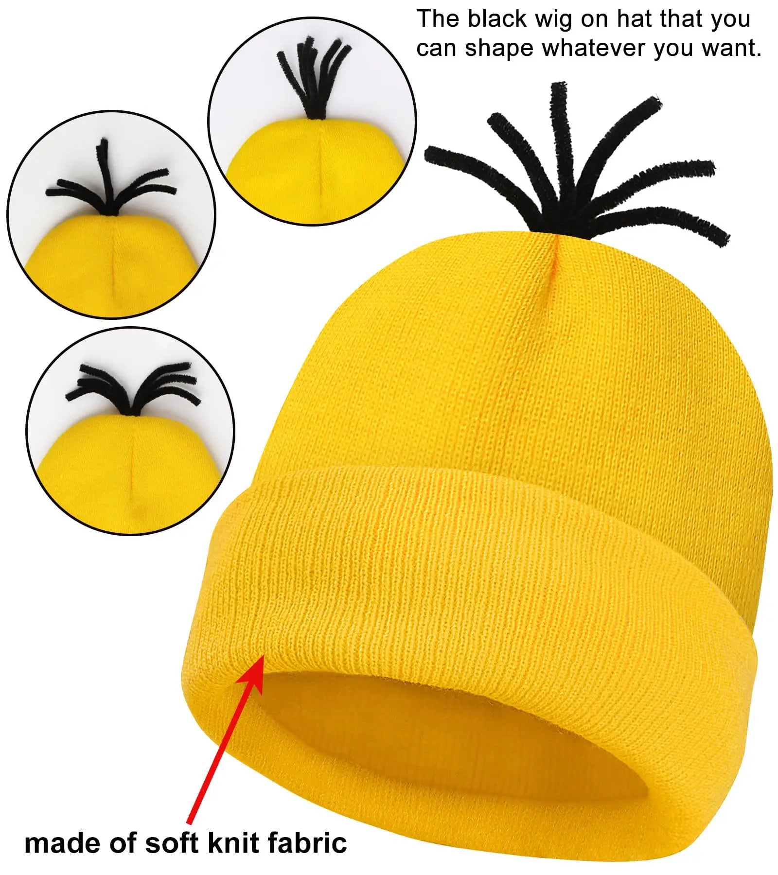 5 PCS Halloween Costume for Kids Girls,Goggles/Beanie/Tutu Skirt/Suspenders/Gloves Halloween Christmas Costume Accessories