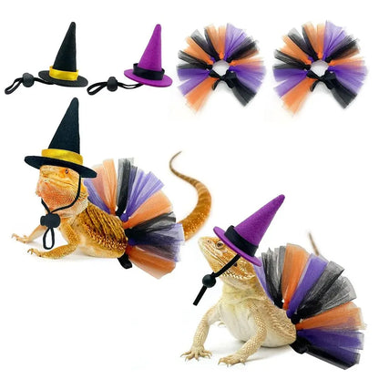 Pet Witch Funny Mini Comfortable Soft Lizard Adjustable Costume - alternate view 2