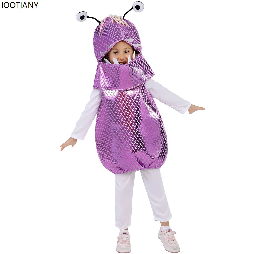 Monster Cartoon Funny Up Kids' Dress Halloween Costume - Design 2 - product image 2