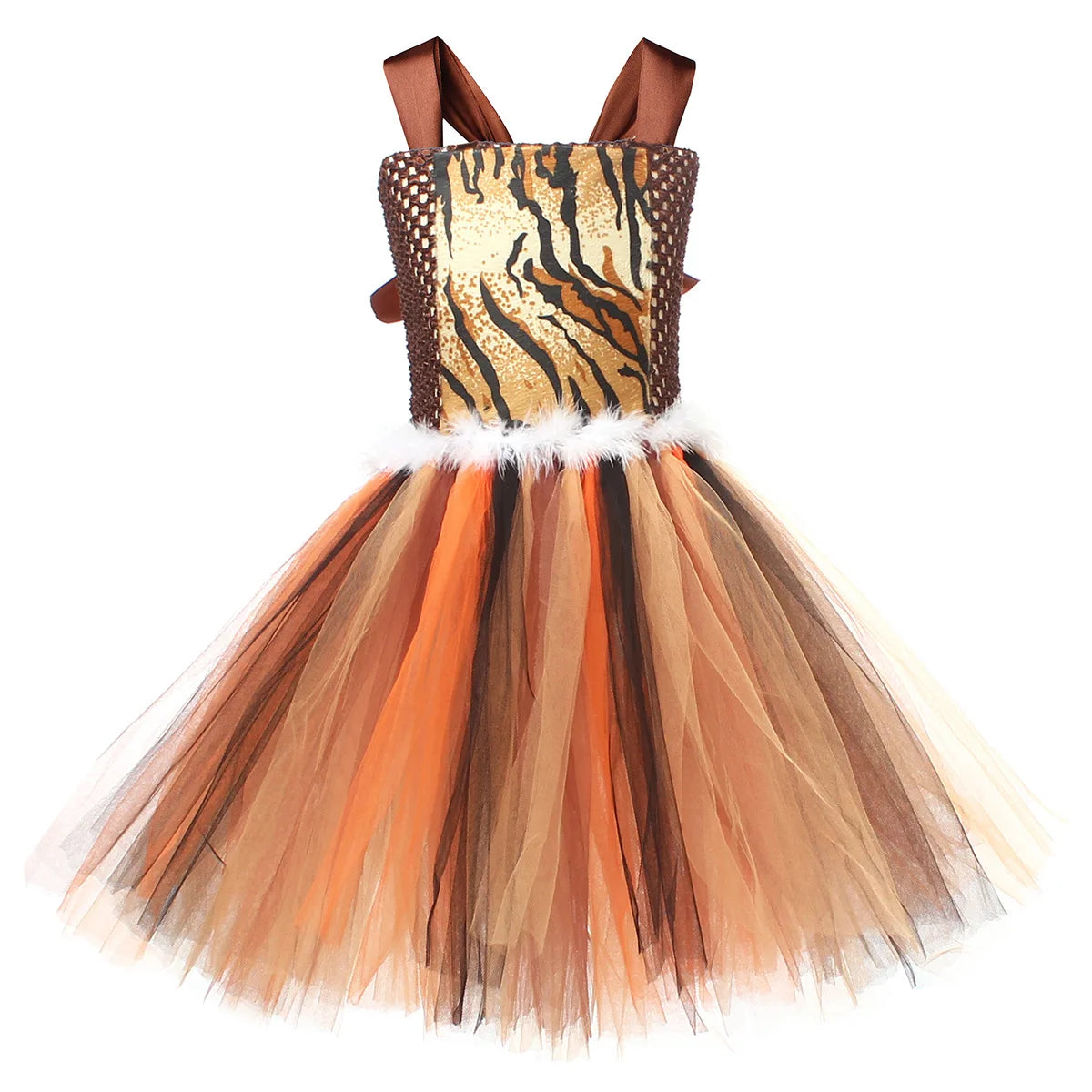 Girls Tiger Halloween Costume Dress