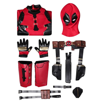 Children Dead Cosplay Pool Costume Kids Superhero Jumpsuit Gloves Little Boys Movie Dead Disguise Halloween - product image 6