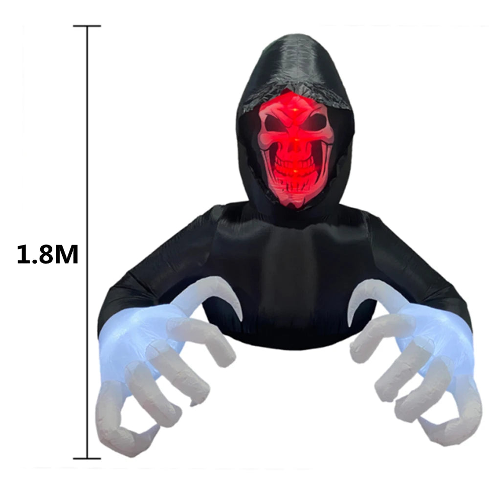 Grim Reaper Light-Up Halloween Inflatable - product image 5
