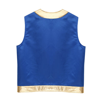 Men's Toad Game Character Open Front Loose Vest Waistcoat Costume - alternate view 5