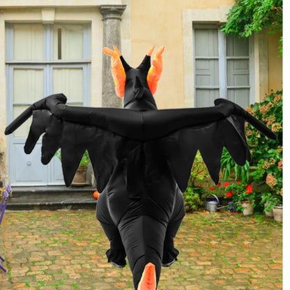 Dinosaur Inflatable Costumes for Adults Halloween Dragon Blow Up Suit Fire Breathing Evil Dragon for Party - product image 5