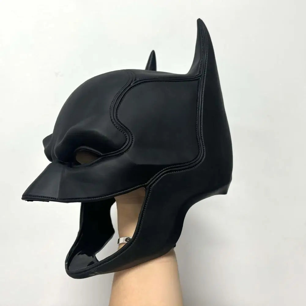 Superhero Bat Mask Headgear Latex Mask Adult Halloween Cosplay Props Bruce Wayne The Dark Knight Mask