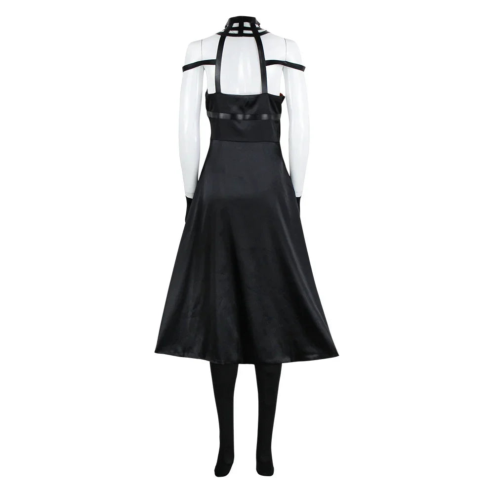 Halloween Anime Yor Forger Costume Outfit Gothic Assassin Black Red Skirt Dress Suit - Costume Wig / L