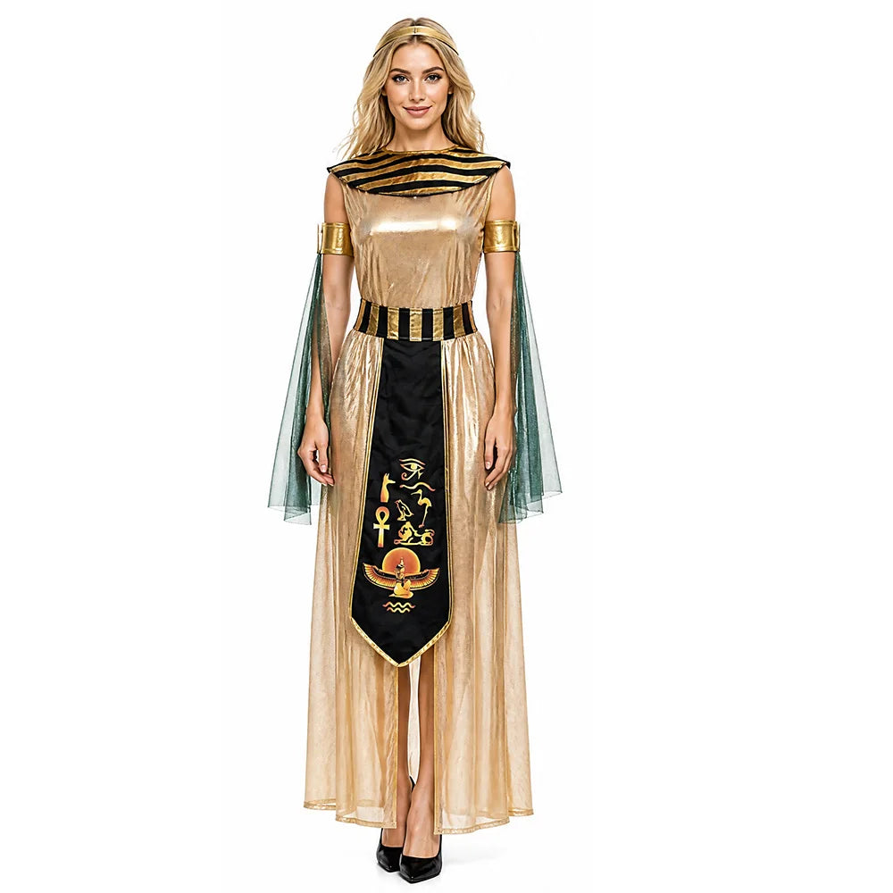 Couples Medieval Ancient Egypt Egyptian Pharaoh King Cleopatra Queen Costume
