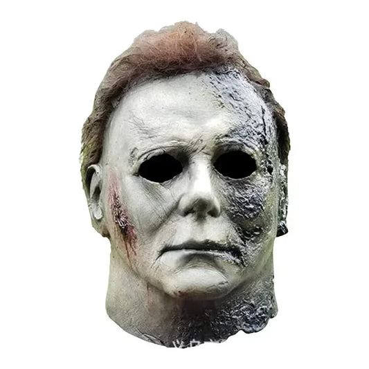 Masque D'Halloween En Latex Unisexe Michael Myers Moordenaar Accessoire De Costume - Beige