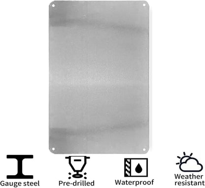 Horror Halloween Friends Icons  Metal Wall Sign Poster