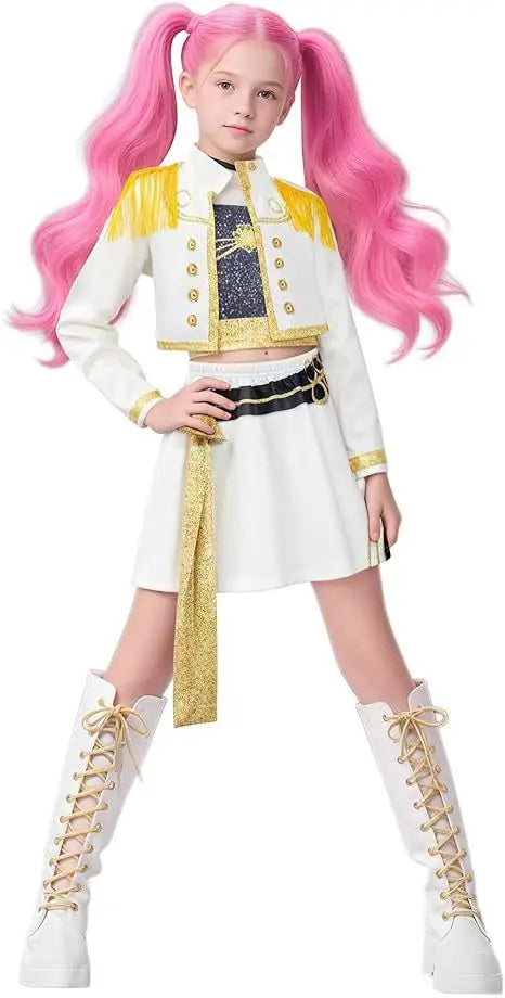 Girls' kpop Outfit Mira Cosplay for Stage Halloween