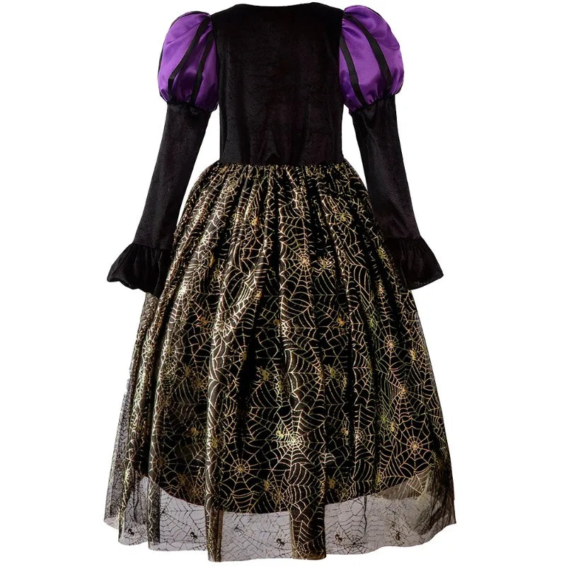 Kids' Girls Witch Vampire Dresses Clothes Dress Up Clothes for Costume - alternate view 4
