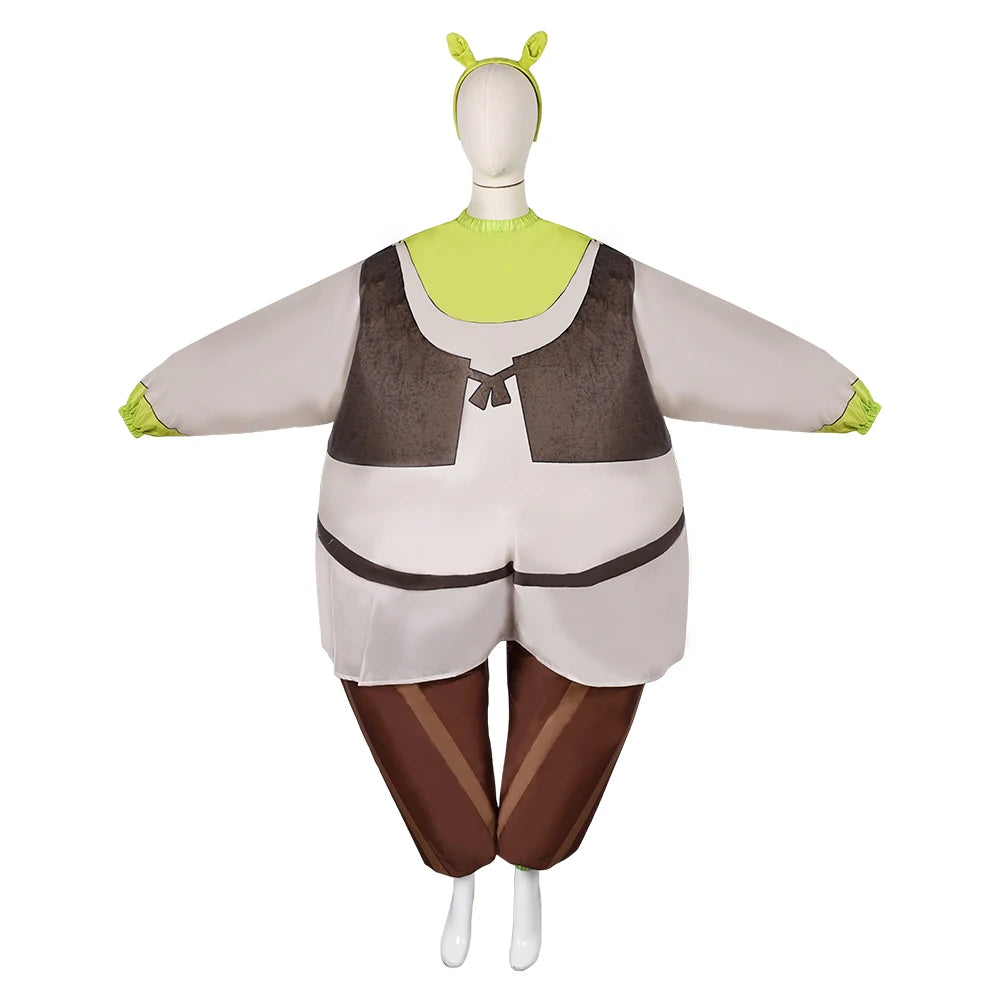 Shrek Cosplay Party Inflatable Costume Monster Fiona Roleplaying Hair Band Inflation Pump Stage Outfits - product image 2