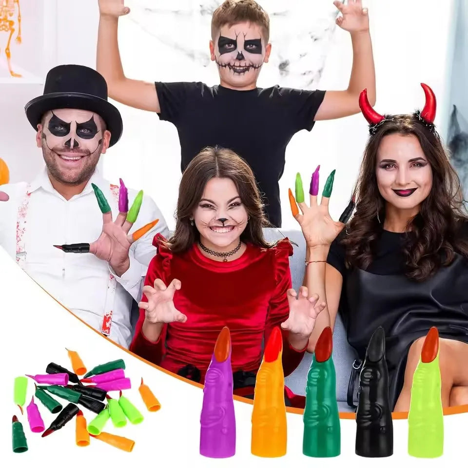Halloween Witch Finger Prosthetics Witch Finger Cover Halloween Costume Accessories Fake Nail Props Spooky - product image 5