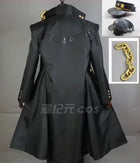 Only coat and hat