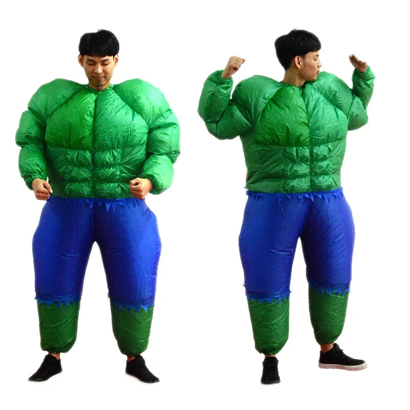 Adult Fatty Hulk Inflatable Costume Anime Suits Mascot Halloween Party Cosplay Costumes for Man Woman Boys - product image 1