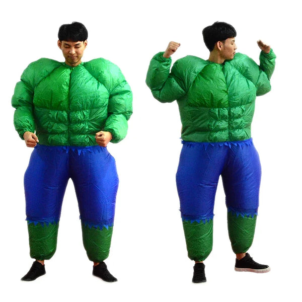 Adult Fatty Hulk Inflatable Costume Anime Suits Mascot Halloween Party Cosplay Costumes for Man Woman Boys - product image 1
