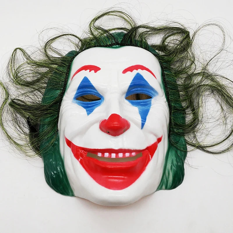 Halloween Joker Mask Costume Clown Costume Props Full Face Terror Decoration Costume - View 11