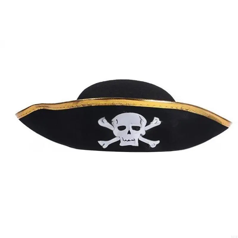 Pirate Captain Hat for Women Men Unisex Halloween Costume Pirate Hat Party Hat Y08E - product image 8