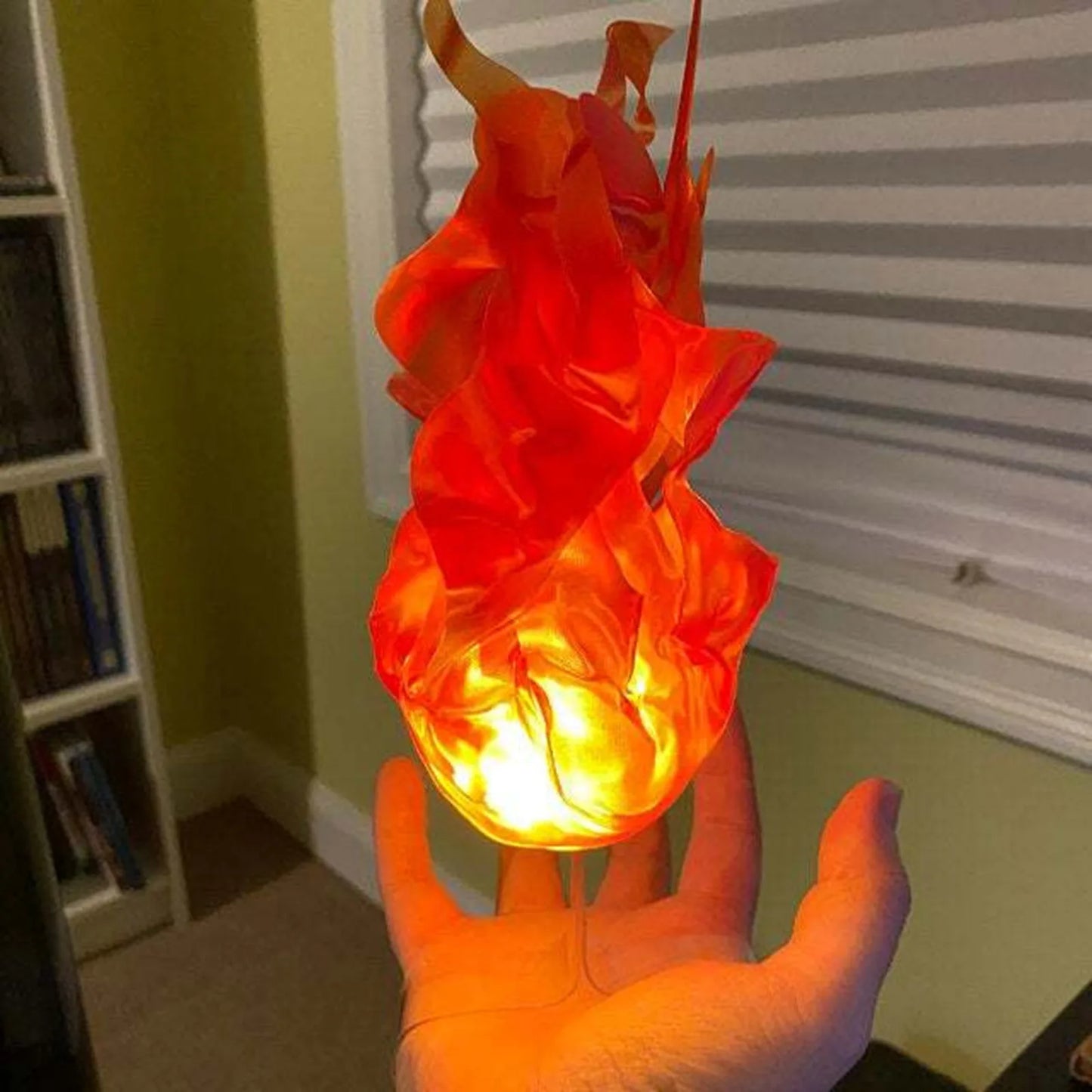Halloween Decor Props Simulation Floating Fireball Lamp Artificial Fire Flame - Discount Halloween City