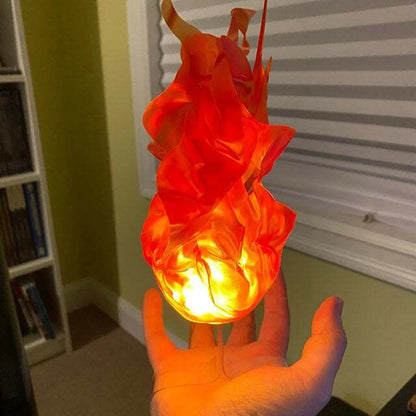 Halloween Decor Props Simulation Floating Fireball Lamp Artificial Fire Flame - Discount Halloween City