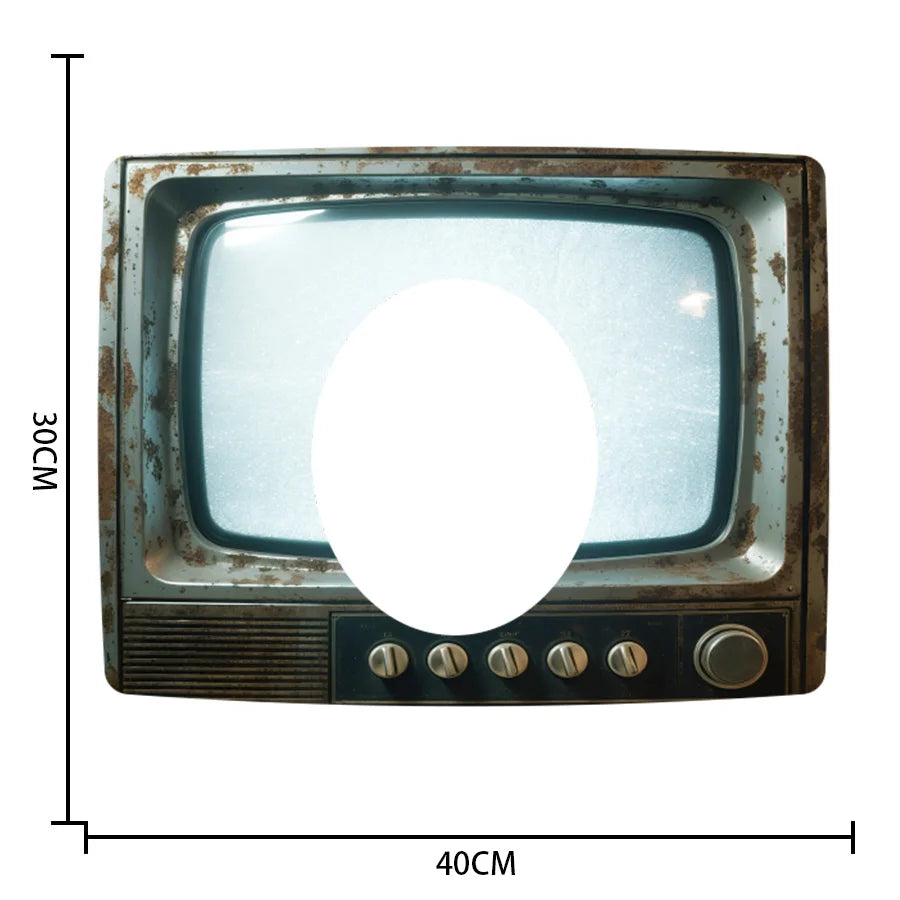 Television Costume Adult Women Men Halloween Outfits Television TV Set Dress Up Sponge - View 7