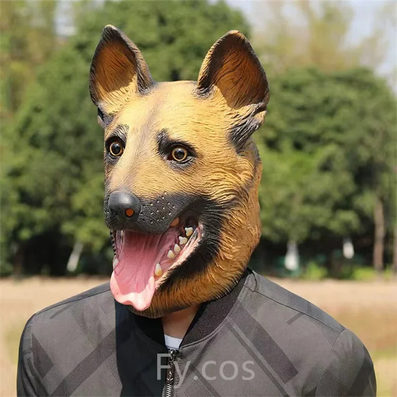 Halloween Costume Yellow Duck Head Party Animal Mask Cosplay Prop Latex Masks Green Fish Mask Funny Duck Bill