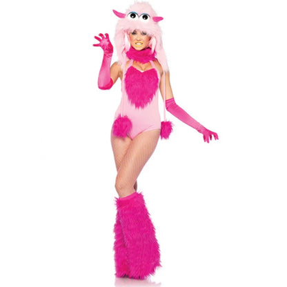 Adult Sexy Furry Animal Costume For Women Animal Costumes Halloween Rabbit Wolf - product image 15