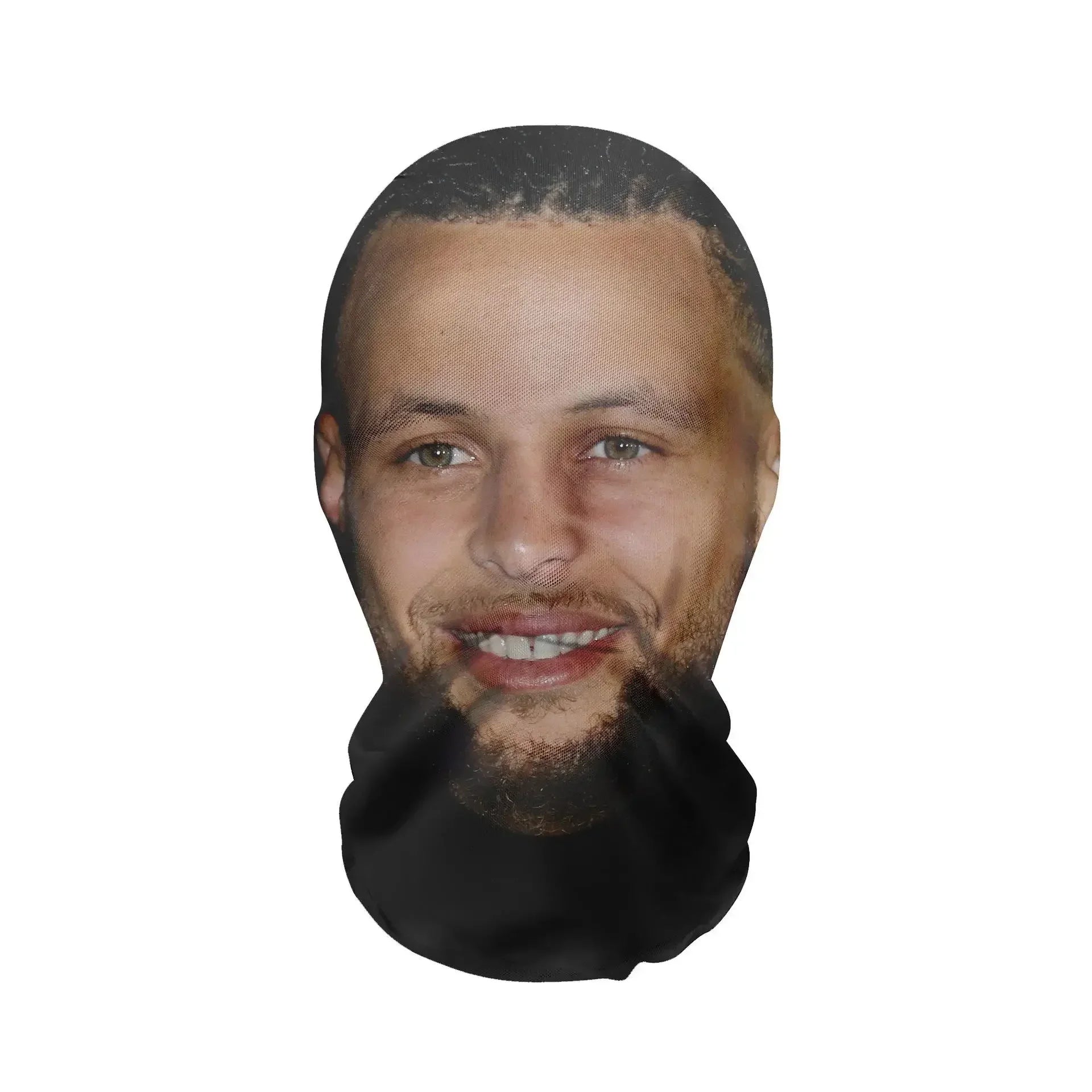 Costume Headwear Hip Hop Hood Hat Headgear 3D Printed Kanye Mask Elastic Mesh Halloween - 18