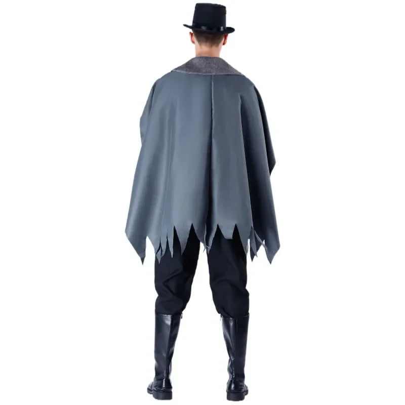 Halloween Costume Vampire Couple Costumes Men and Women Steampunk Female Witch Uniform - Women / M