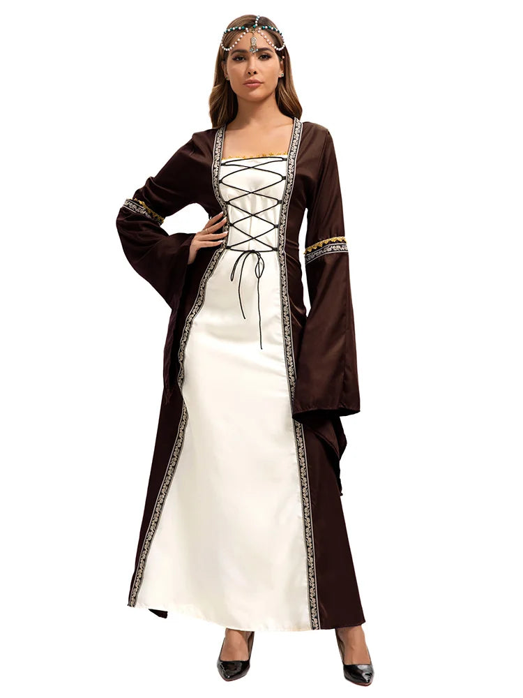Women's Medieval Lace Full-Skirt Costume - alternate view 6