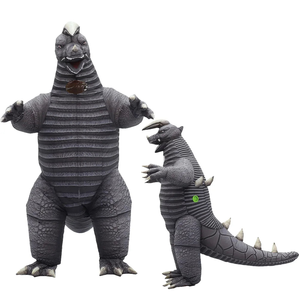 Adult Gray Monster Inflatable Costume – Halloween Party Mascot