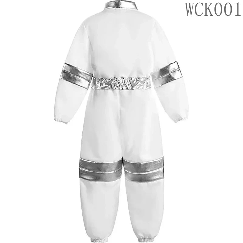 Boy'S Space Suits Astronaut Costume For Kids Cosplay Girl Space Performance Astronaut Spaceman