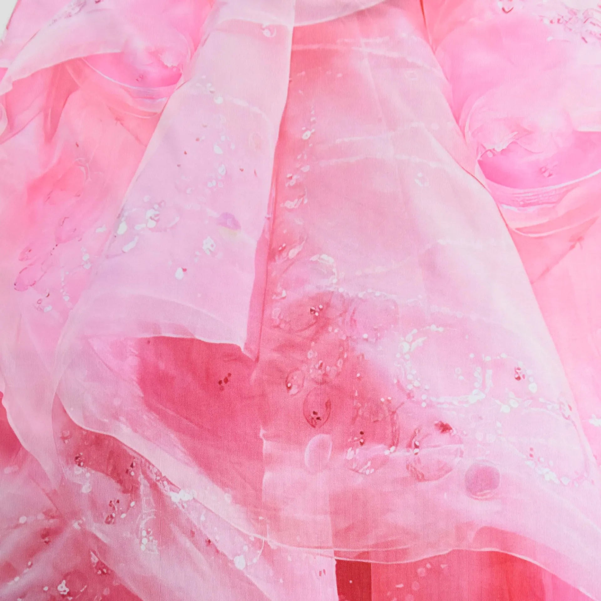 Good Witch Costume For Girls Kids Pink Printed Princess Dress For Children Halloween Birthday Party Carnival - product image 5