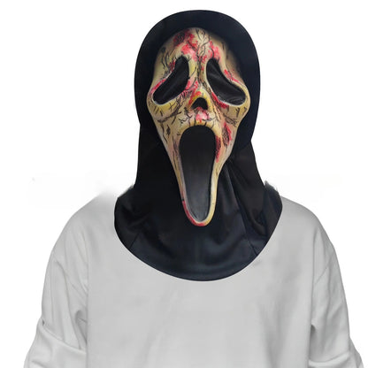 Scream 6 Ghost Death God Mask Halloween Party Masquerade Carnival Costume Prop Scary Cosplay Accessories for - product image 6