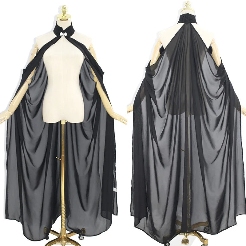 Women's Medieval Shawl Cape Cloak Neck Princess Witch Bride Costume - alternate view 5