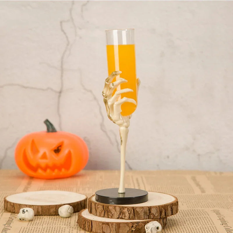 Halloween Decorations Retro Goblet Tableware Skeleton Hand Arm Design Plastic - product image 6