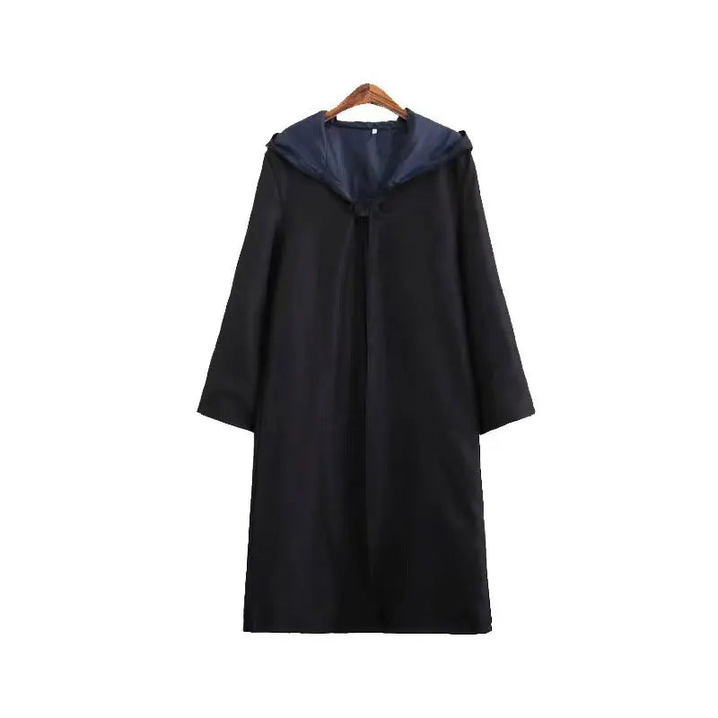 Costume Haloween Haliday Costume Magic Robe Cloak with Tie Kids Adult Uniform Outfit - Yellow robe only / Kids 115