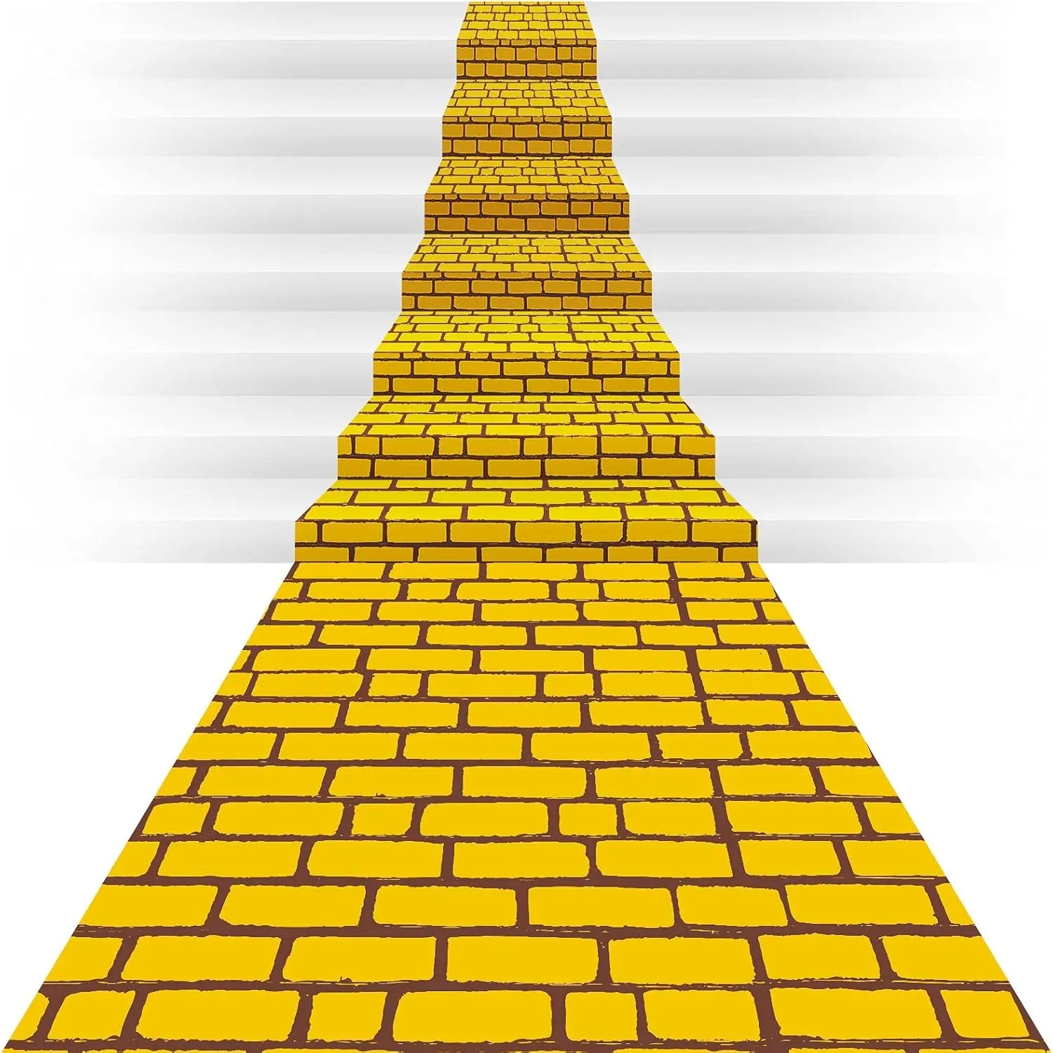 Yellow Long Brick Floor Runner Brick Wall Backdrop Halloween Wizard Cosplay - product image 1