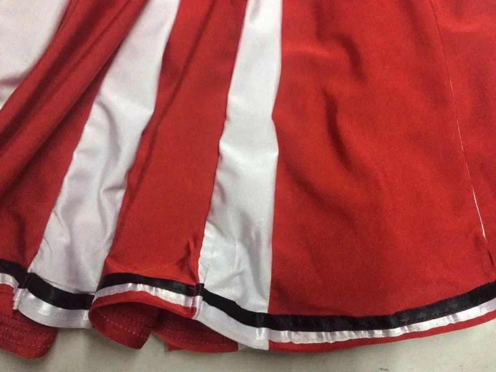 Glee-Inspired Cheerleader Costume for Women | Red Varsity Uniform