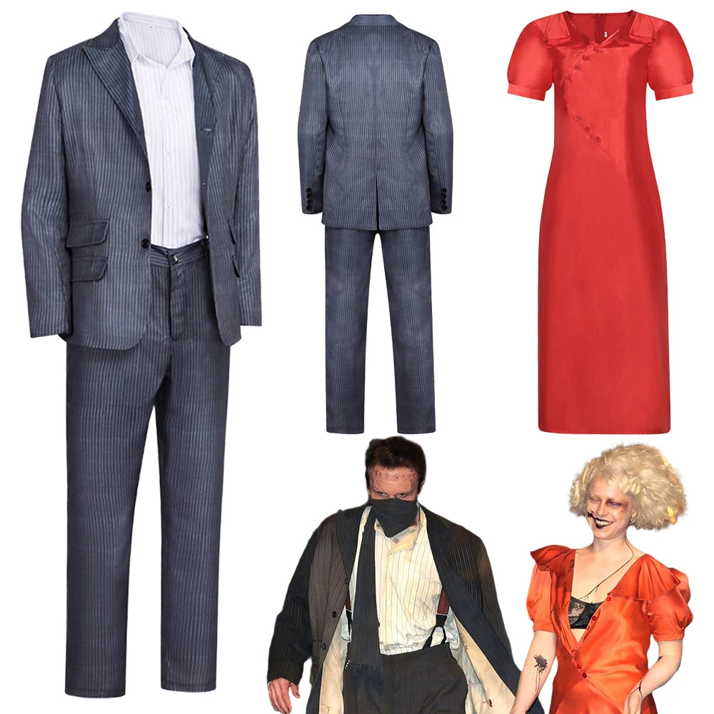 Classic Monster Bride & Monster Couples Costume – Halloween Cosplay Outfit
