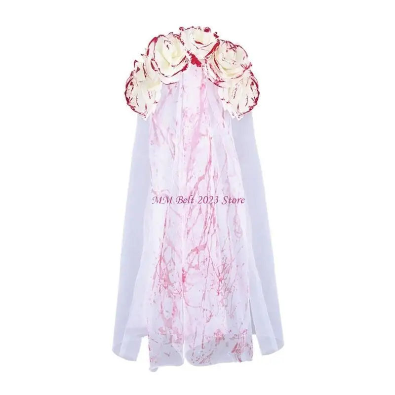 49ME Gothic Bride Veil For Women Halloween Costume Accessory Veil Facemask - product image 7